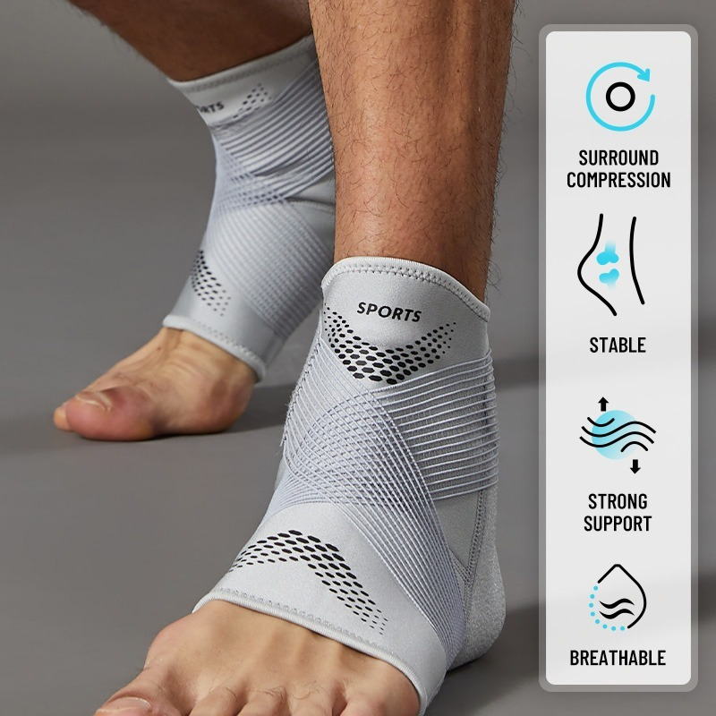 Ankle Brace Sock - 1 adet Ayarlanabilir Ayaksız Ayak Bileği