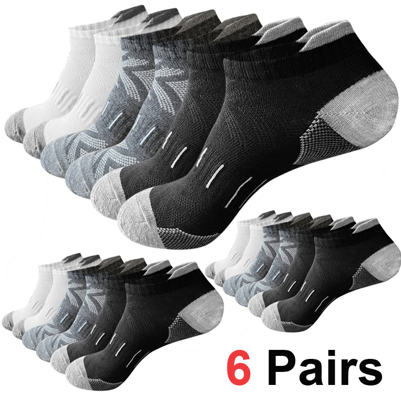 Athletic Sock Cushion - 6 çift düşük kesimli yastıklı atletik