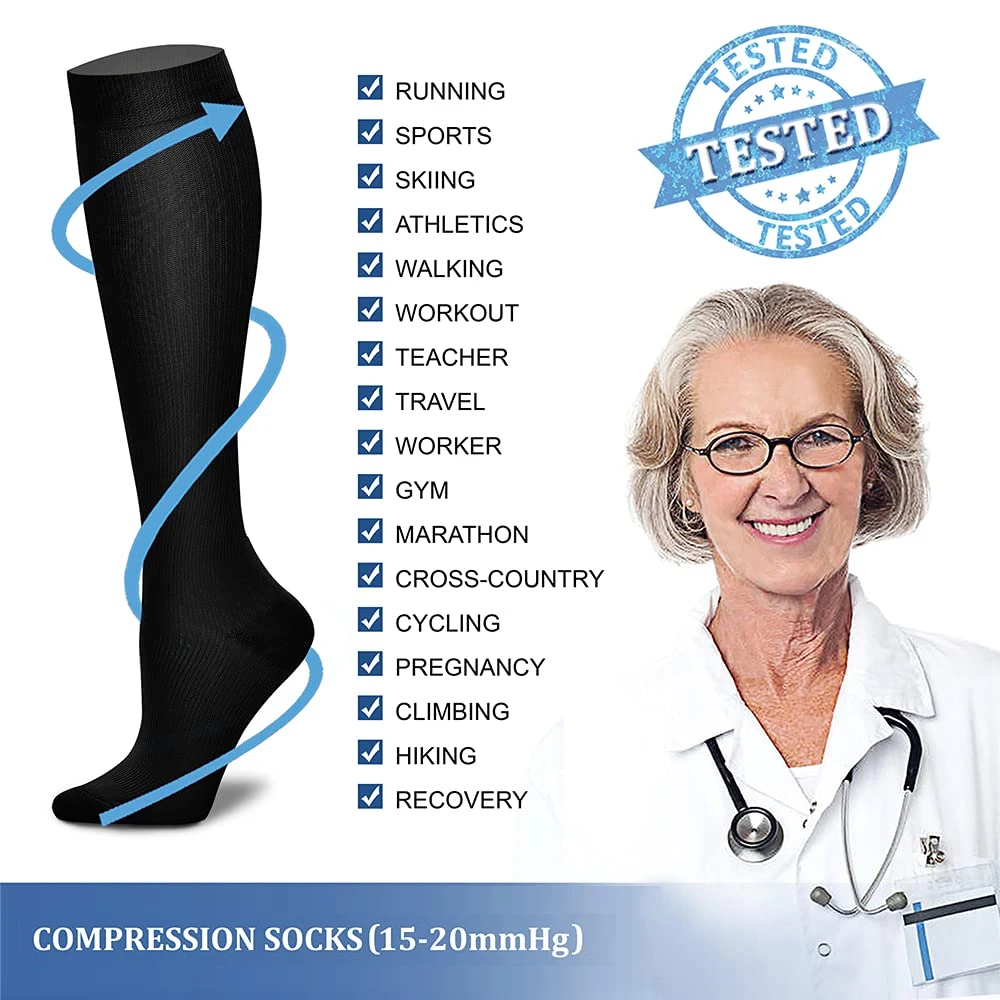 1 çift kadın ve erkek varis ço - Compression Sock Medical incelemesi ve fiyatı