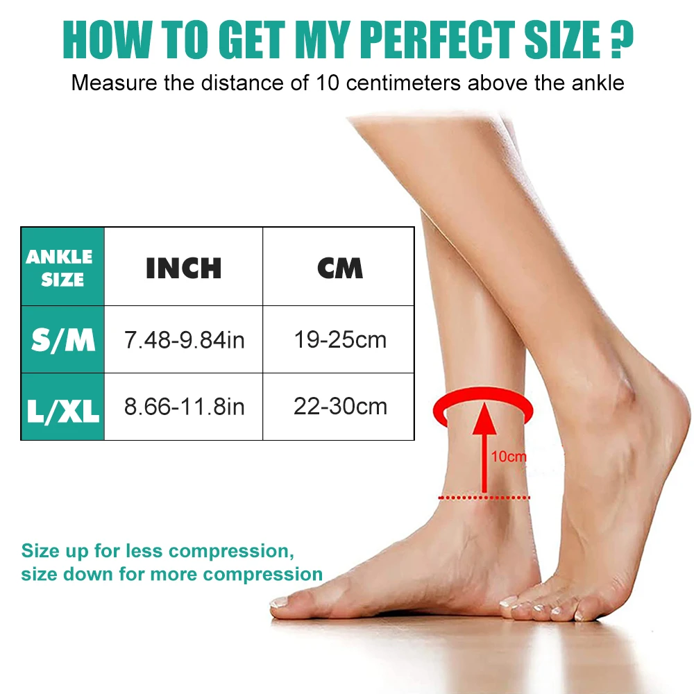 1 çift Plantar Fasiit Çoraplar - Ankle Brace Sock incelemesi ve fiyatı