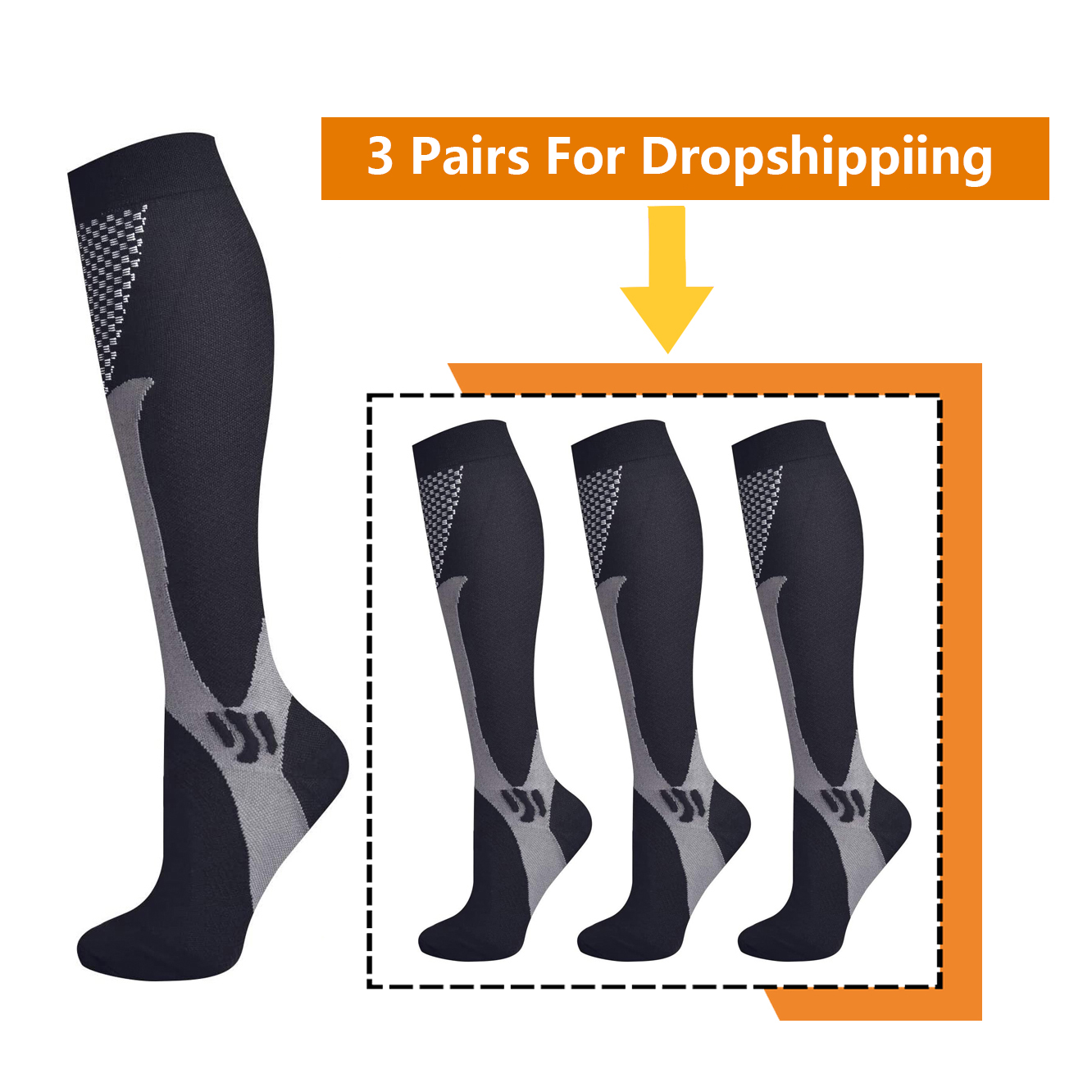 Brothock 3 çift Dropshipping i - Compression Sock Medical incelemesi ve fiyatı